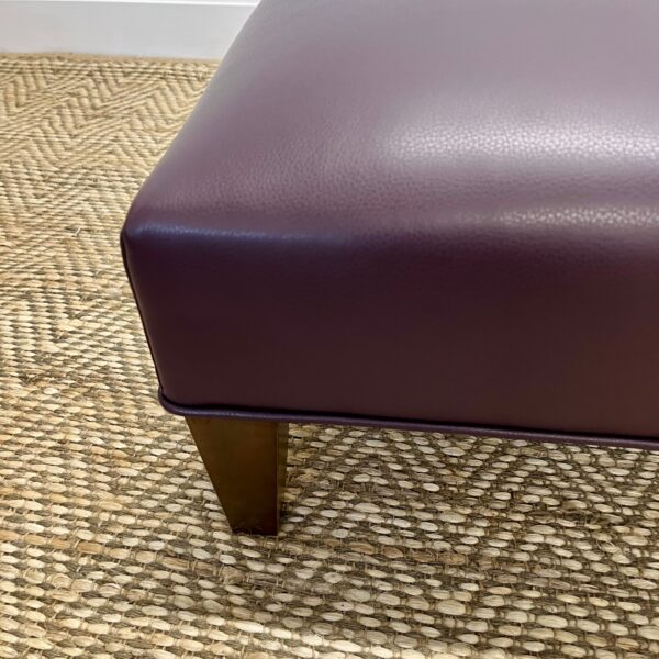 Delcor-bespoke-luxury-footstool-meticulously handcrafted in Britain-choose from over 10,000 fabrics-including velvets-leathers-vast array of patterned and plain materials-available in a broad spectrum of colours-including grey-cream-blue-purple-red-green-and more-each piece showcases timeless design and comfort.