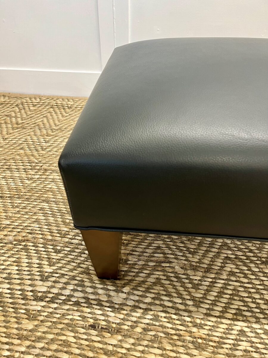 Delcor-bespoke-luxury-footstool-meticulously handcrafted in Britain-choose from over 10,000 fabrics-including velvets-leathers-vast array of patterned and plain materials-available in a broad spectrum of colours-including grey-cream-blue-purple-red-green-and more-each piece showcases timeless design and comfort.